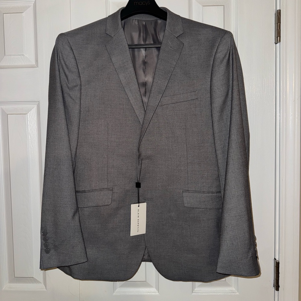 NWT Medium Gray 3 Piece Suit